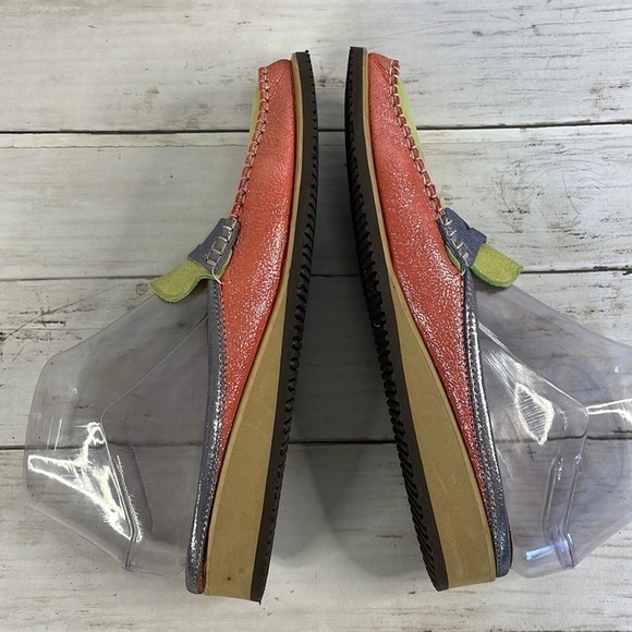 Sesto Meucci Multi Color Leather "Glitter" Mules - Picture 6 of 13